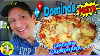 Dominos® CHICKEN CARBONARA PASTA Review 🎲🐔🥓🍝  Peep THIS Out 🕵️‍♂️ [upl. by Abebi]