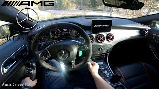 2016 Mercedes GLA 45 AMG POV Drive  AutoDriverTV [upl. by Arremat422]