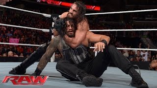 Roman Reigns vs Seth Rollins Raw December 29 2014 [upl. by Stricklan]