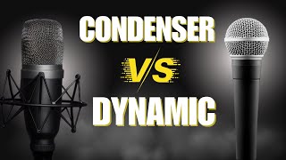 Dynamic vs Condenser Microphones  What is The Difference [upl. by Ahsilat776]