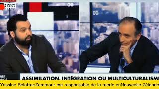 Yassine Belattar accuse Eric Zemmour  quotIl est responsable de la tuerie en NouvelleZélandequot [upl. by Rusticus]