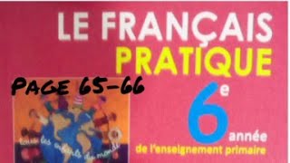 le Français Pratique 6Aep Lexique thématique de la citoyenneté page 6566 édition 2021 [upl. by Finkelstein]