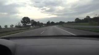 My E66 760Li flatout on the German autobahn [upl. by Dobson541]