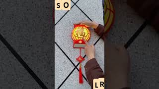 solar blessing lamp solar blessing character lantern 福 character lamp kuaishouSales assistant [upl. by Noak]