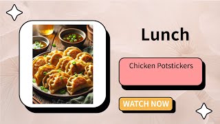 Chicken Potstickers A Tasty and Easy Homemade Lunch [upl. by Elianora862]