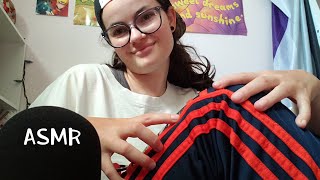 ASMR  Fast and Aggressive Fabric Scratching and Tapping Clothes Triggers 🧢 [upl. by Inhoj]