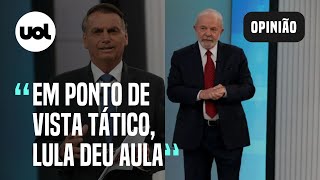 Debate Globo Bolsonaro teve estratégia burra e Lula deu aula de tática diz Toledo [upl. by Landbert]