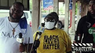 Politicking Networking On The Go  Herny Watkins Allen Statue Protest in Port Allen LA [upl. by Mohsen432]