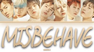 MONSTA X  Misbehave Colourcoded Lyrics [upl. by Ahtikal559]