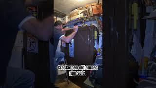 Crack open old amsec gun safe gunsafe crack oldsafe amsec drill safecracking safelockout [upl. by Tisbee]