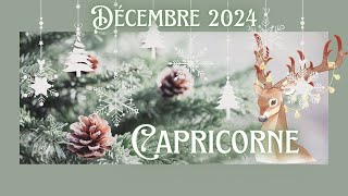 Capricorne ♑ Décembre 2024 🌟 Vue générale avec le grand tableau Lenormand [upl. by Rellim]