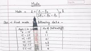 How to find mode [upl. by Sirehc]