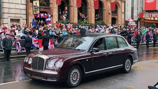 Historic Day Korean President Arrives at Horse Guards in Royal Motorcades [upl. by Hirai]