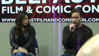 Torchwood Eve Myles and Gareth David Lloyd panel at Belfast Film Comic Con [upl. by Ettedanreb]