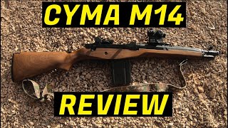 An Affordable Airsoft DMR The CYMA M14 Review [upl. by Hephzipah561]