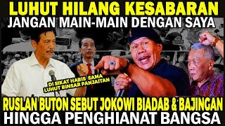 LUHUT HILANG KESABARAN JANGAN MAINMAIN DENGAN SAYA [upl. by Politi499]