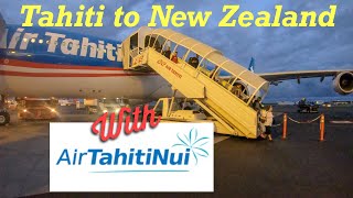 Papeete to Auckland with Air Tahiti Nui airtahitinui familytravel [upl. by Gorden]