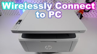 HP LaserJet Pro MFP M28w Wireless PC Connection Guide Simple Steps [upl. by Notrub]