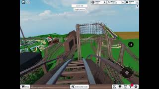 Wooden coaster rollercoaster [upl. by Eneirda]