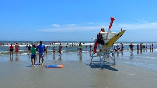 Walking the North Wildwood Beach [upl. by Argile]