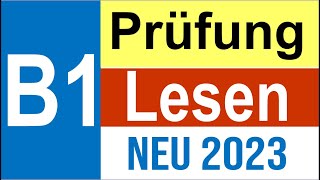 GAST  B1 Prüfung  Lesen Übungssatz  GAST DTZ 2023 TEST  Speak German With Confidence [upl. by Knowles]