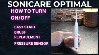 How To Turn ONOFF Features With The Sonicare Optimal Clean Toothbrush [upl. by Sikras630]