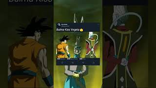 Bulma kiss vegeta 🫣shorts dbs anime dragonballsuper  YouTube [upl. by Soule]