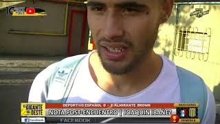 DEPORTIVO ESPAÑOL 0  2 ALMIRANTE BROWN  Palabra de goleadores  wwwgiganteoesteblogspotcom [upl. by Hancock]