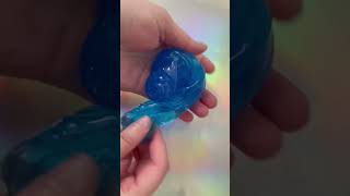 Slime Coloring with Blue 💙 Mascara and CRAYOLA Markers shorts blueslime slimecoloring [upl. by Uthrop]