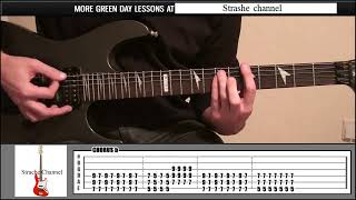 Green Day  Longview Performances amp Jam Track best guitar lessons tabs [upl. by Hibbitts501]