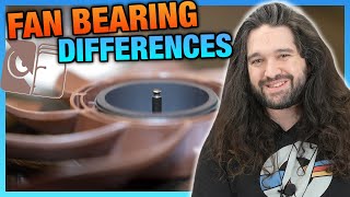 Fan Bearing Differences Fluid Dynamic Ball Hydro Dynamic amp Sleeve Explained ft Noctua [upl. by Avevoneg]