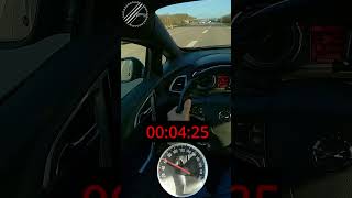 Opel Astra J GTC 16 Turbo 170 PS 0100 kmh Acceleration Test [upl. by Kazim]