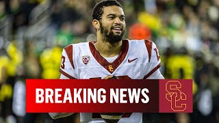 Caleb Williams declares for 2024 NFL Draft I CBS Sports [upl. by Jeu]