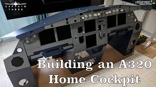 Building an A320 Home Cockpit  4 Months in less than 4 Minutes  Flight Simulator Setup [upl. by Norling]