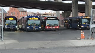 Cdta and trailways bus action in downtown albany S1EP13 [upl. by Maurizia426]