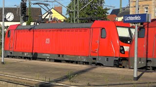 Bahnhof Lichtenfels Züge in der quotDeutsche Korbstadtquot mit IC 2060➡️ Stuttgart Kuppelvorgang Talent2 [upl. by Sedgewake]