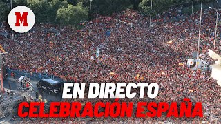 CAMPEONES EUROCOPA 2024  Celebración de España con la afición en vivo [upl. by Hogen]