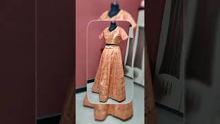 New lacha dress fashion sittiching fashiontrends viralsong dress viralvideo [upl. by Zacarias]