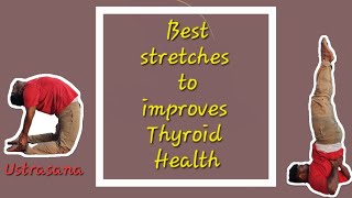 Yoga for Thyroid How to cure Thyroid problem permanently with yoga at home Yoga poses for Thyroid [upl. by Kcirddahc292]