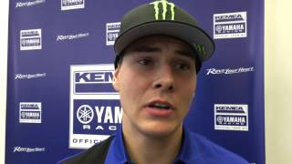 Interview Valentin Guillod  présentation Yamaha © Motovertecom 2016 [upl. by Sadinoel]