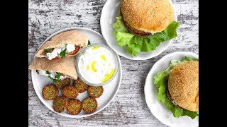 FALAFEL saludable al horno Sin freír ni rebozar  Saboreanda [upl. by Ahsiekim]