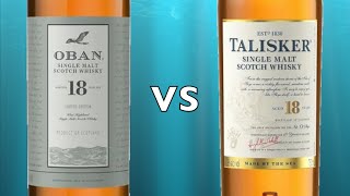 Oban 18 vs Talisker 18 Single Malt Scotch Whisky [upl. by Ihsakat324]