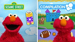 Sesame Street Elmo Plays with Toys  Elmos World amp More Compilation [upl. by Suoiluj]