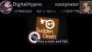 I discovered the hardest way to play osu ft xootynator [upl. by Pohsib288]