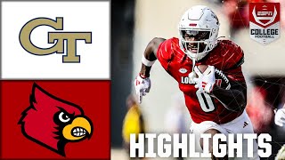 Georgia Tech Yellow Jackets vs Louisville Cardinals  Full Game Highlights  ESPN College Football [upl. by Maurita847]