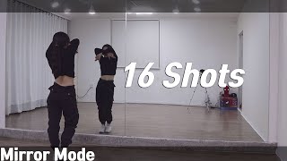 블랙핑크BLACK PINK 16Shots 안무 커버댄스 Cover Dance Mirror Mode [upl. by Anayit]