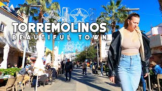 Torremolinos Spain Beautiful Town Christmas Season December 2023 Update Costa del Sol  Málaga 4K [upl. by Areht314]