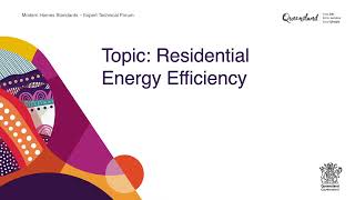 CSIRO update on residential energy efficiency data for Queensland [upl. by Gualterio205]