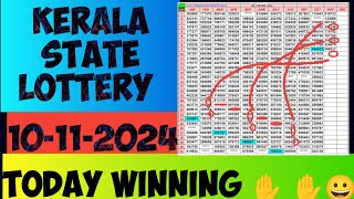 10112024 Kerala Lottery Guessing [upl. by Fanestil]