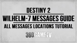 Destiny 2 Wilhelm7 Messages Locations Guide  The Richest Dead Man Alive Triumph  Hraesveglur [upl. by Fablan94]